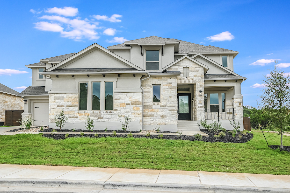 Exterior of Ruby floor plan part of the Gemstone Series by Giddens Homes.