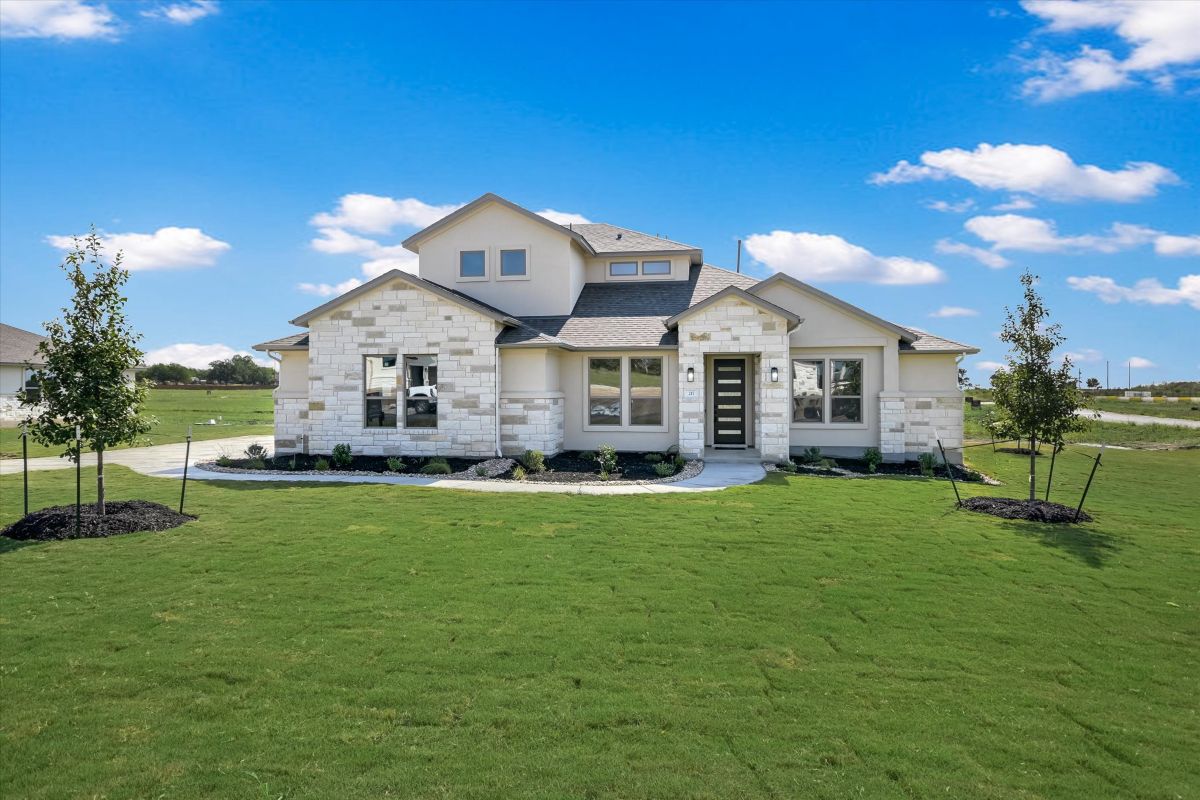 Move-in-ready home by Giddens Homes.